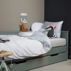 Woood Nikki Bedlade Jadegroen