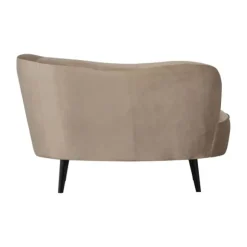 Woood Sara Fauteuil – Fluweel – Khaki