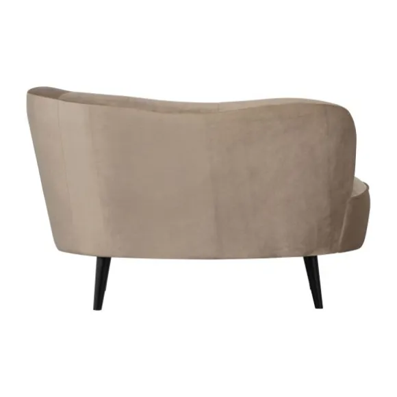 Woood Sara Fauteuil – Fluweel – Khaki