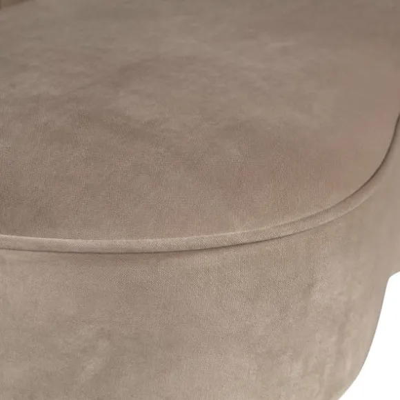 Woood Sara Fauteuil – Fluweel – Khaki